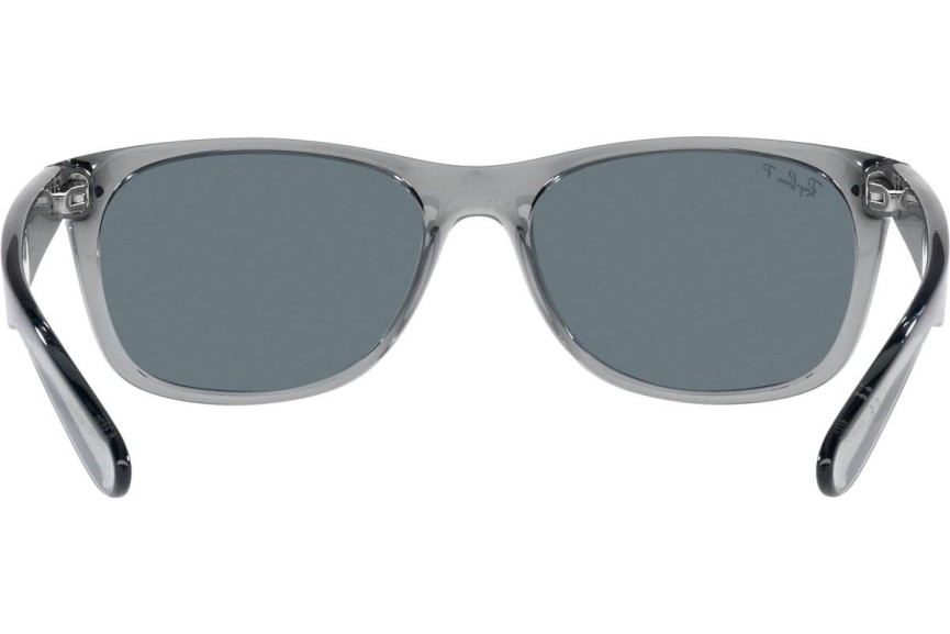 Sonnenbrille Ray-Ban New Wayfarer RB2132 64503R Polarized Quadratisch Grau