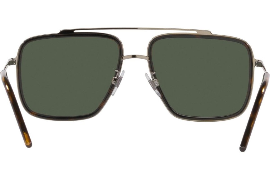 Sonnenbrille Dolce & Gabbana DG2220 13359A Polarized Quadratisch Gold