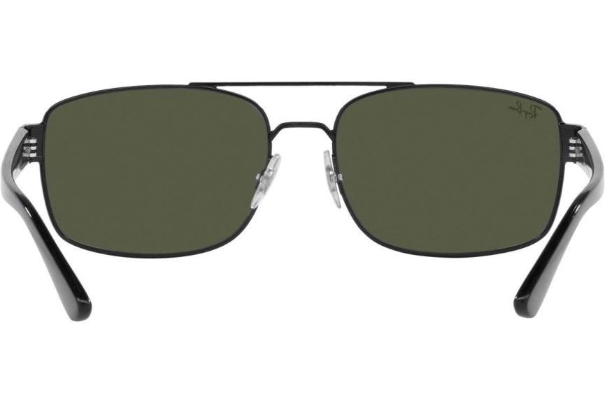 Sonnenbrille Ray-Ban RB3687 002/31 Rechteck Schwarz