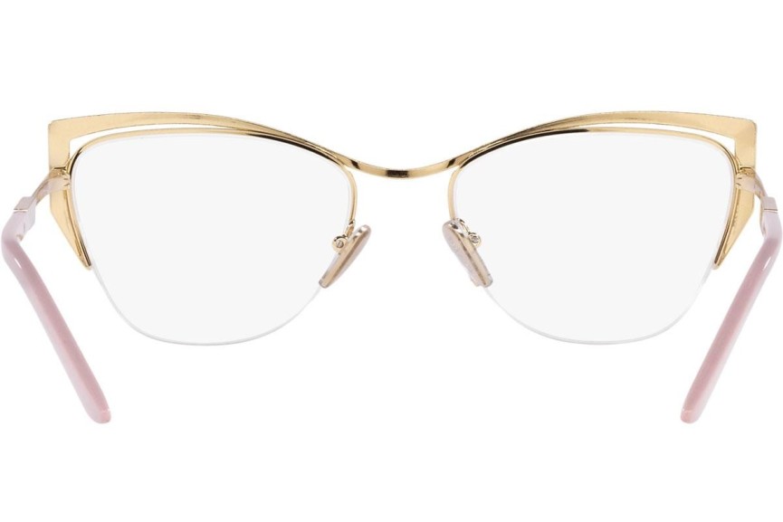 Glasses Prada PR63YV 14A1O1 Cat Eye Gold