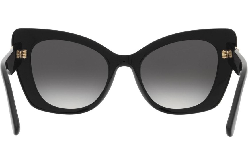 Sunglasses Dolce & Gabbana DG4405 501/8G Cat Eye Schwarz