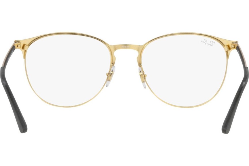 Glasses Ray-Ban RX6375 3133 Rund Gold