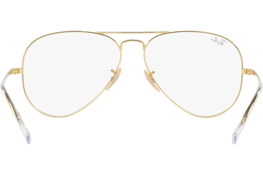 Glasses Ray-Ban Aviator RX6489 2890 Pilot Gold