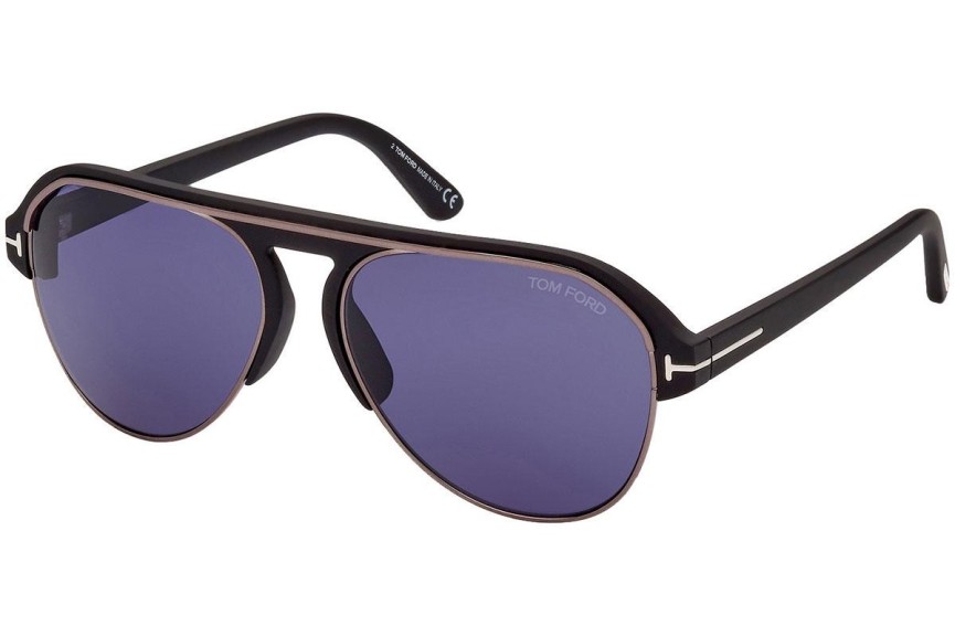 Sonnenbrille Tom Ford FT0929 02V Pilot Schwarz