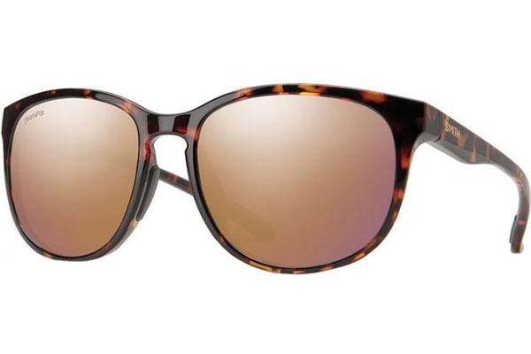 Sonnenbrille Smith LAKESHASTA 086/9V Rund Havanna