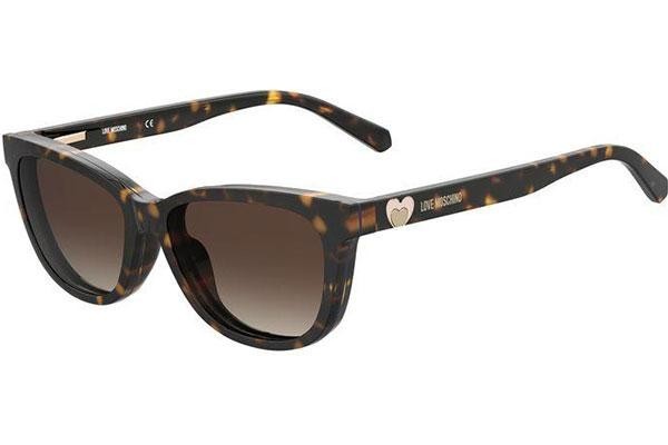 Glasses Love Moschino MOL052/CS 086/HA Cat Eye Havanna