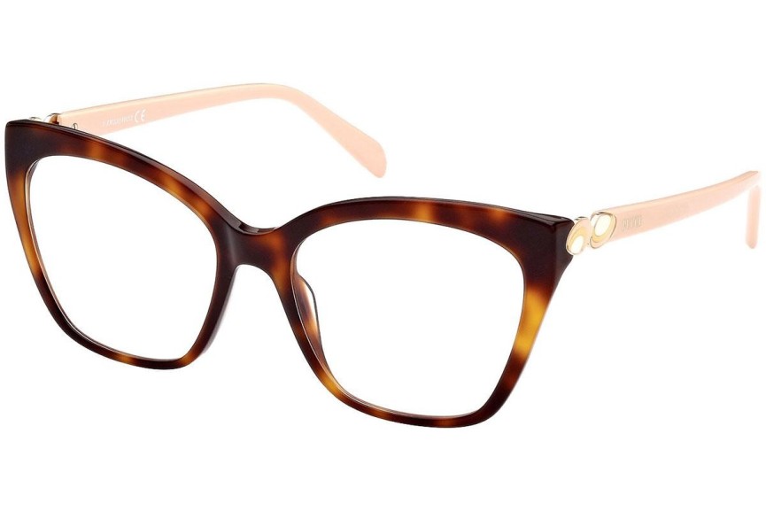 Glasses Emilio Pucci EP5195 052 Quadratisch Havanna