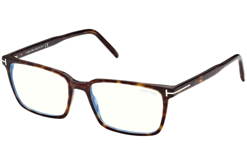 Glasses Tom Ford FT5802-B 052 Rechteck Havanna