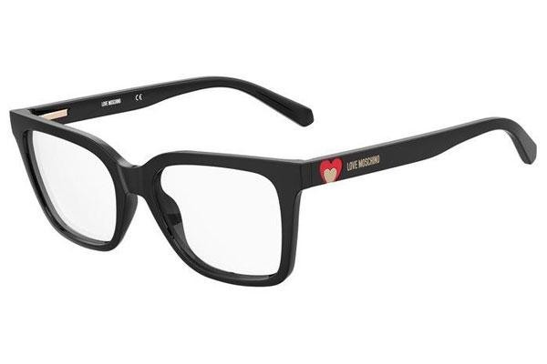 Glasses Love Moschino MOL603 807 Rechteck Schwarz