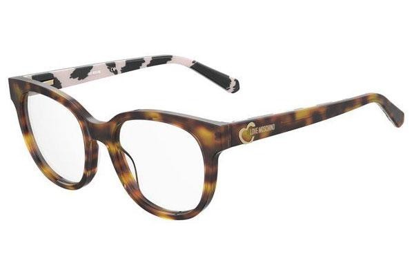 Glasses Love Moschino MOL599 1NR Rund Havanna