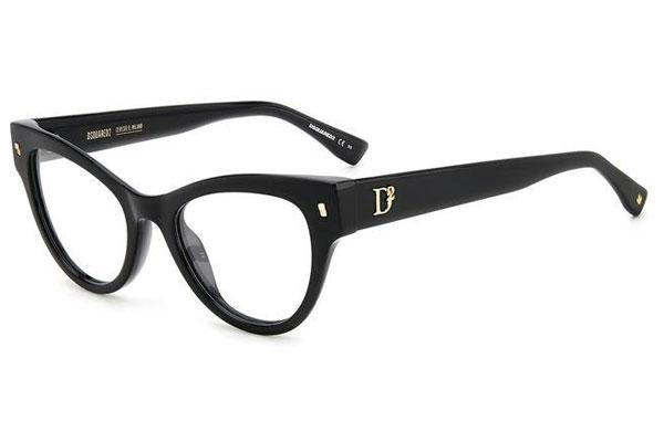 Glasses Dsquared2 D20070 807 Cat Eye Schwarz