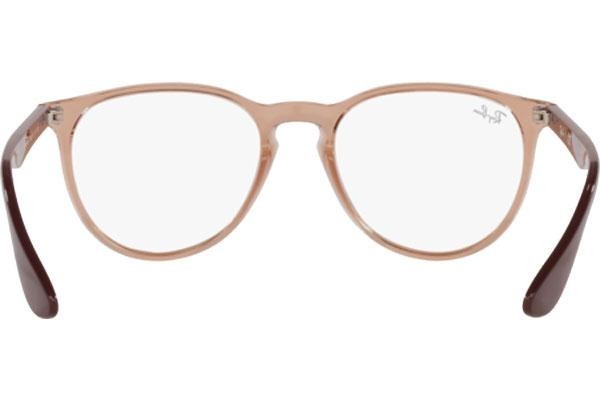 Glasses Ray-Ban Erika RX7046 5940 Quadratisch Braun