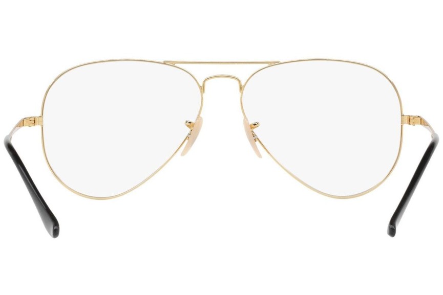 Glasses Ray-Ban Aviator RX6489 2946 Pilot Schwarz