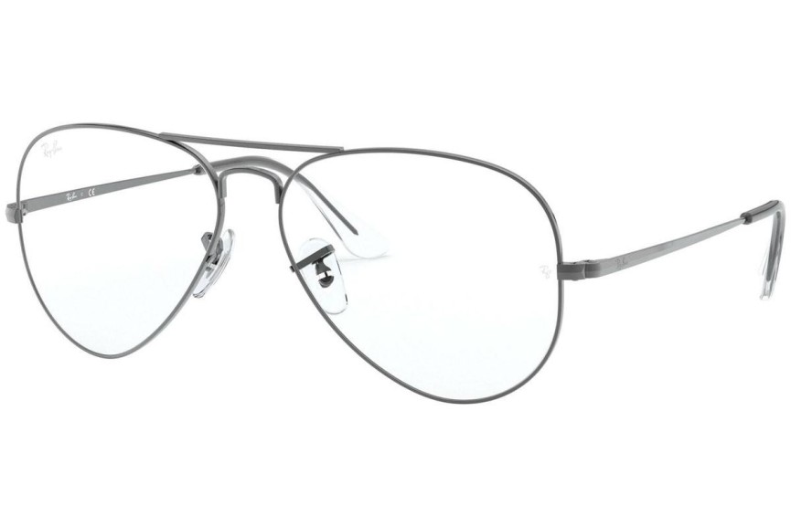 Glasses Ray-Ban Aviator RX6489 2502 Pilot Silber