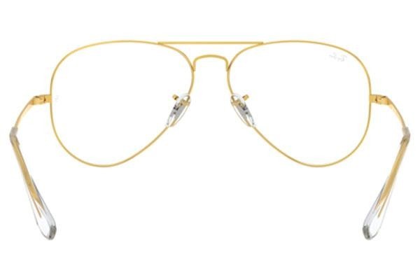 Glasses Ray-Ban Aviator RX6489 3086 Pilot Gold