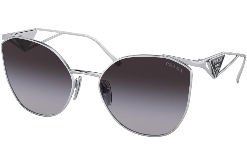 Sunglasses Prada PR50ZS 1BC09S Cat Eye Silber