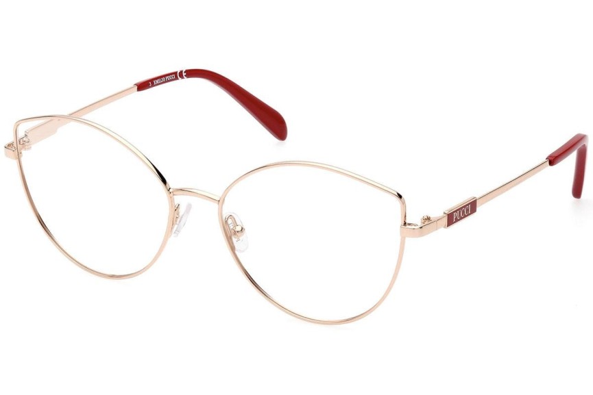 Glasses Emilio Pucci EP5214 028 Cat Eye Gold