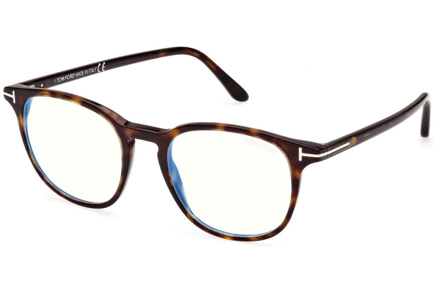 Brillen Tom Ford FT5832-B 052 Rund Havanna