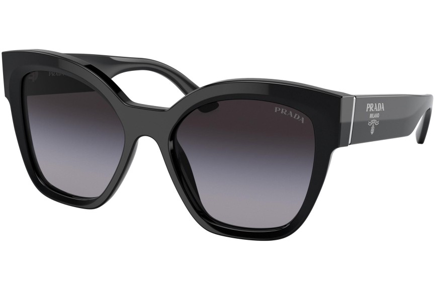 Sunglasses Prada PR17ZS 1AB09S Quadratisch Schwarz