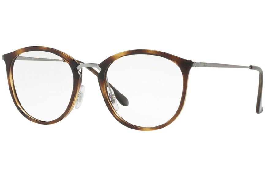 Glasses Ray-Ban RX7140 2012 Rund Havanna