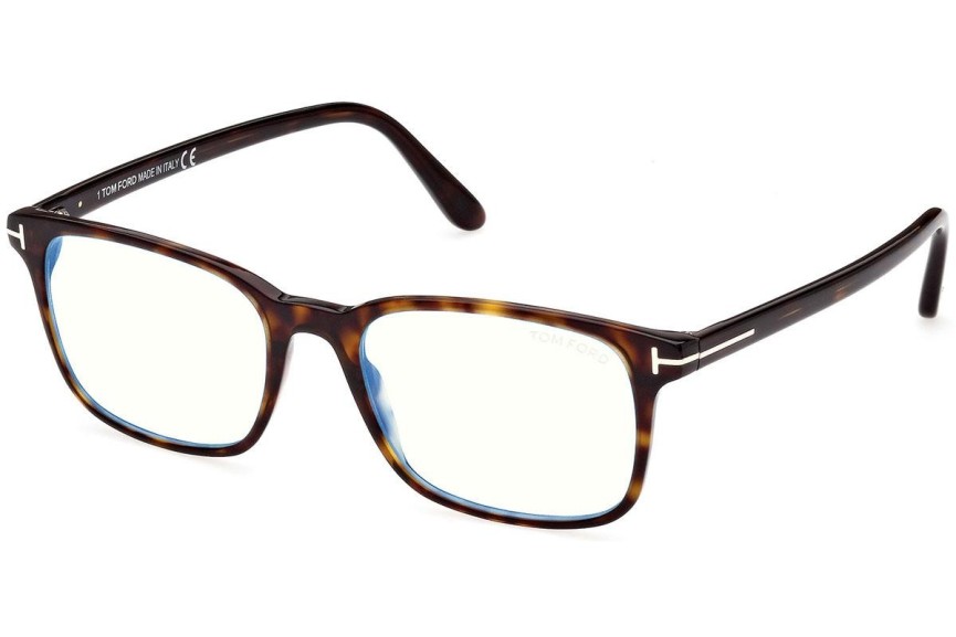 Glasses Tom Ford FT5831-B 052 Rechteck Havanna