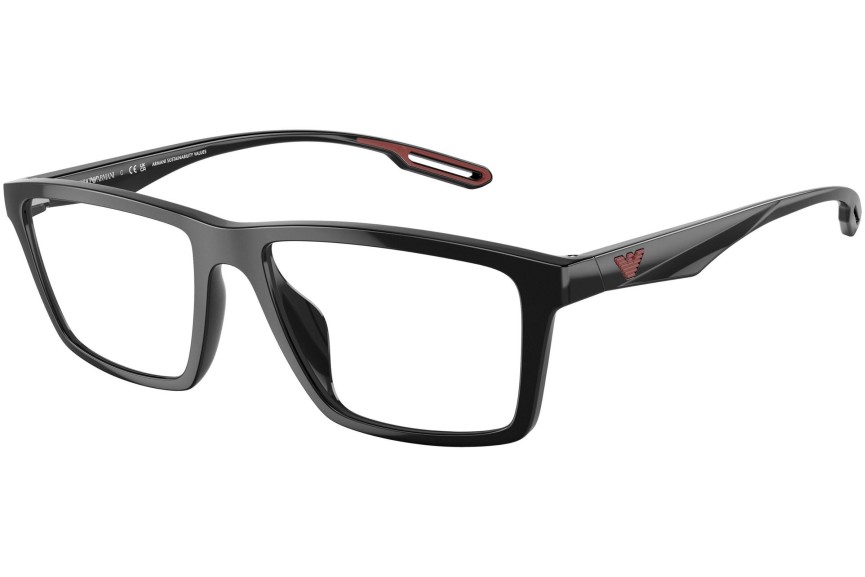 Glasses Emporio Armani EA4189U 50171W Rechteck Schwarz