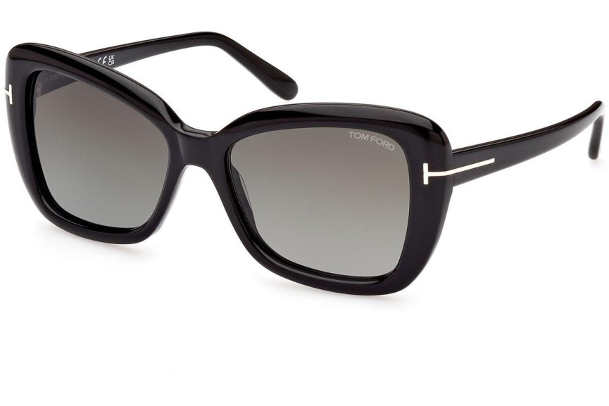 Sonnenbrille Tom Ford FT1008 01B Cat Eye Schwarz