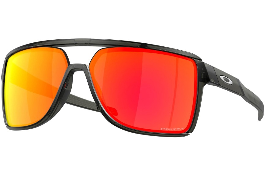 Sonnenbrille Oakley Castel OO9147-05 Quadratisch Grau