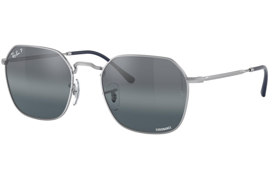 Sonnenbrille Ray-Ban Jim Chromance Collection RB3694 9242G6 Polarized Quadratisch Silber