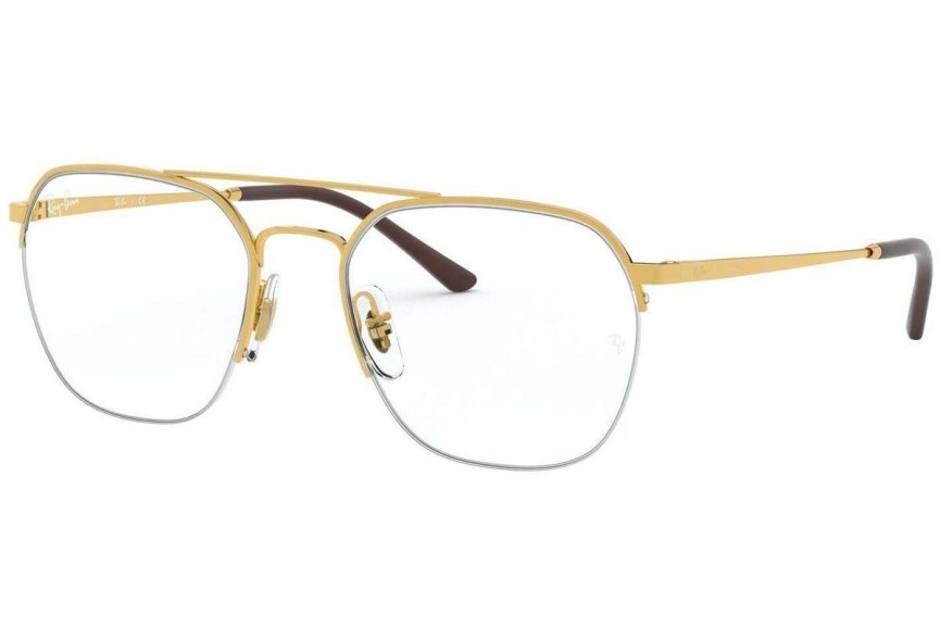 Brillen Ray-Ban RX6444 2500 Quadratisch Gold