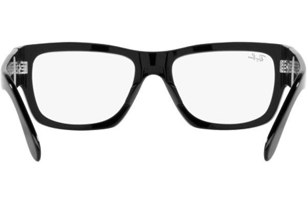 Brillen Ray-Ban Nomad Wayfarer RX5487 2000 Rechteck Schwarz