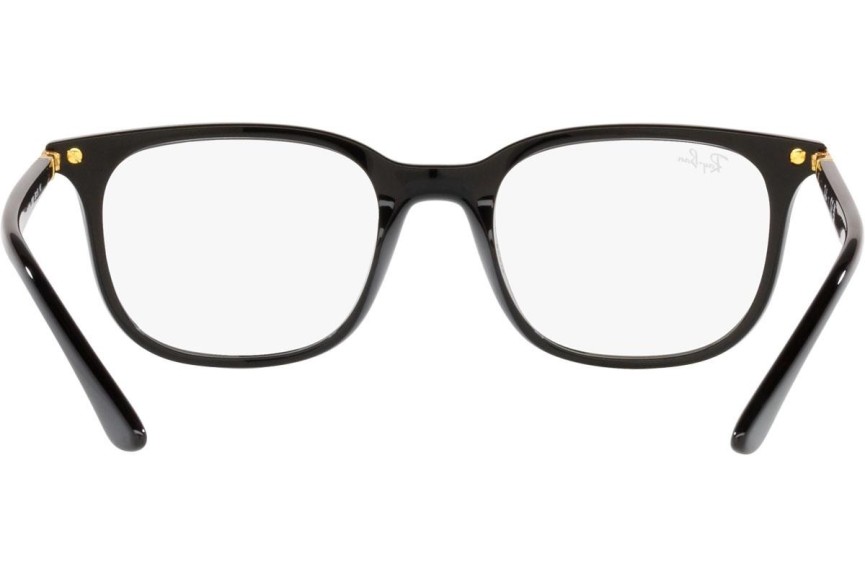 Glasses Ray-Ban RX7211 2000 Quadratisch Schwarz