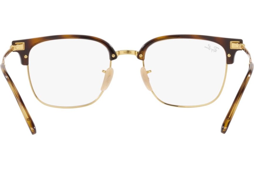 Brillen Ray-Ban New Clubmaster RX7216 2012 Browline Gold