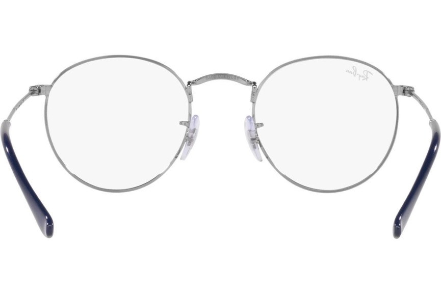 Glasses Ray-Ban Round Metal Classic RX3447V 2502 Rund Silber