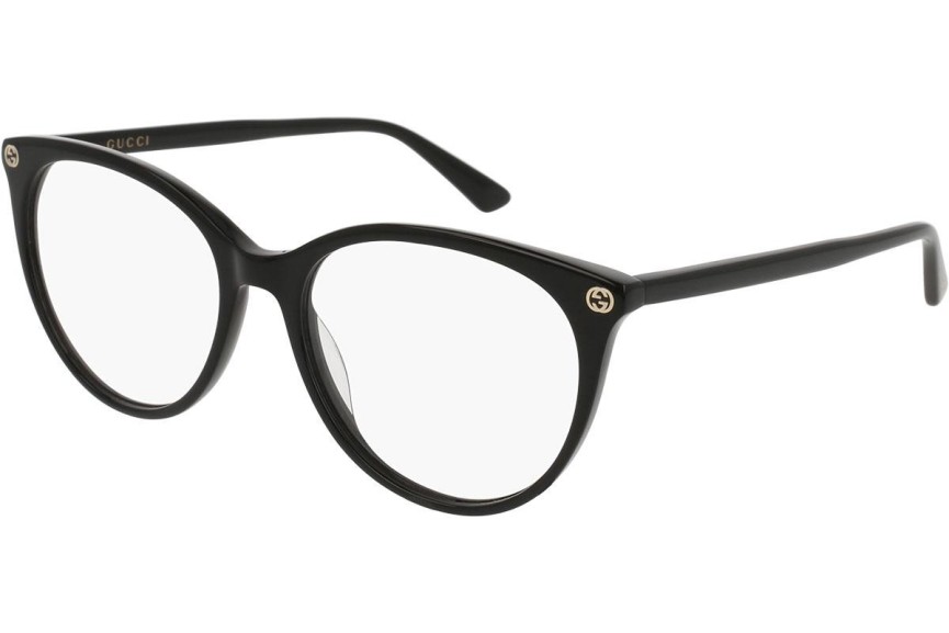 Glasses Gucci GG0093O 001 Rund Schwarz