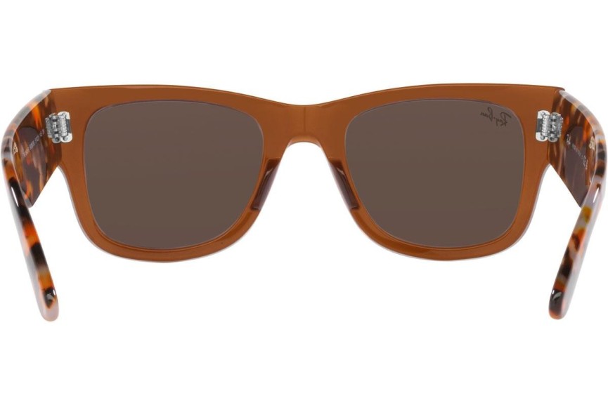 Sonnenbrille Ray-Ban Mega Wayfarer RB0840S 663693 Quadratisch Braun