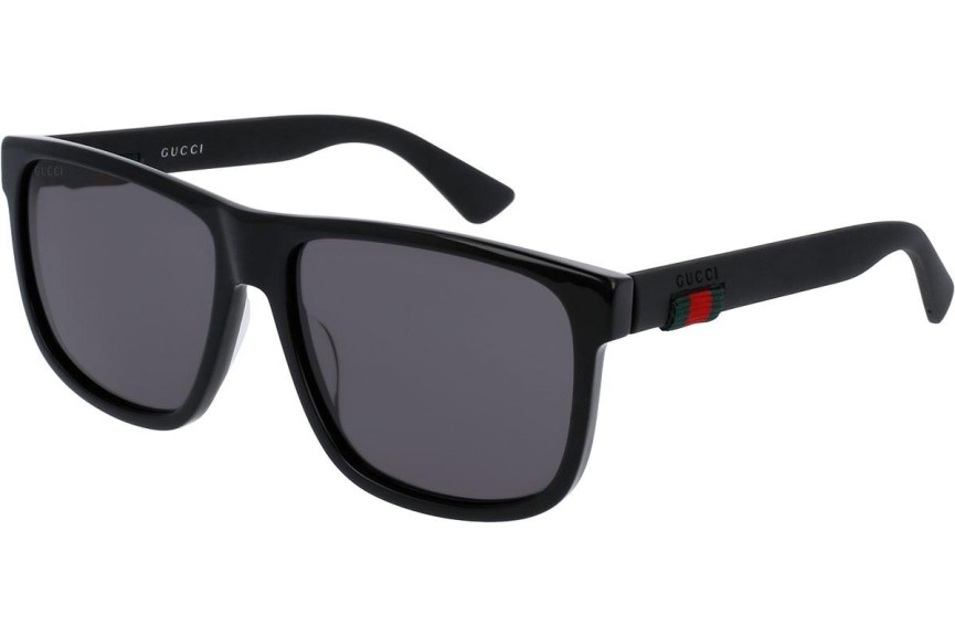 Sonnenbrille Gucci GG0010S 001 Quadratisch Schwarz