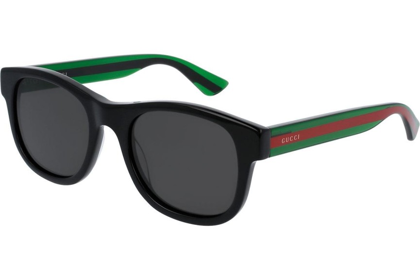 Sonnenbrille Gucci GG0003SN 006 Quadratisch Schwarz