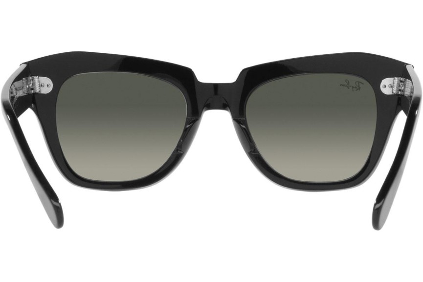 Sonnenbrille Ray-Ban State Street RB2186 901/71 Quadratisch Schwarz