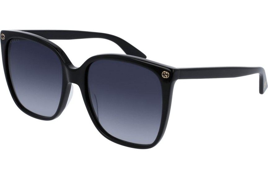 Sonnenbrille Gucci GG0022S 001 Quadratisch Schwarz