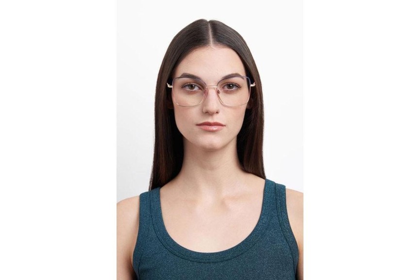 Glasses Missoni MIS0098 8RU Quadratisch Gold