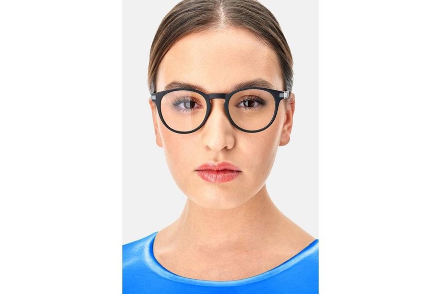 Glasses Polaroid PLDD418 O6W Rund Schwarz