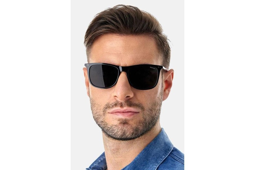 Sonnenbrille Polaroid PLD2109/S 807/M9 Polarized Quadratisch Schwarz