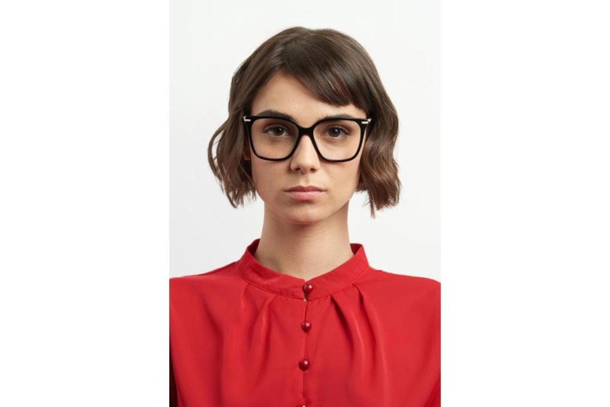 Glasses Carolina Herrera HER0094 807 Quadratisch Schwarz