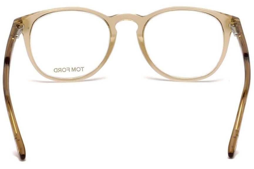 Glasses Tom Ford FT5401 045 Rund Braun