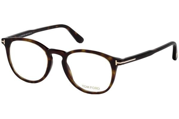 Glasses Tom Ford FT5401 052 Rund Havanna