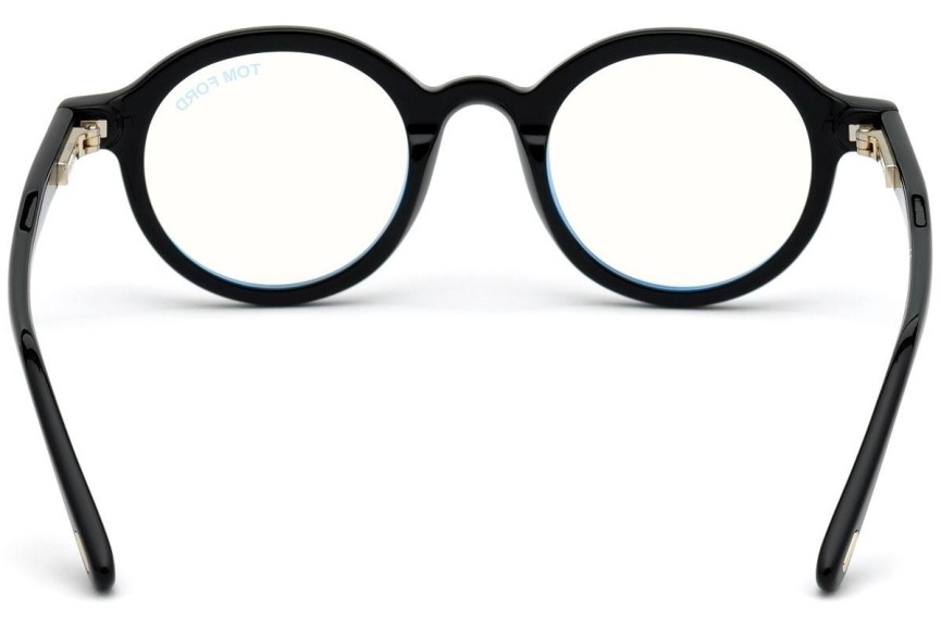 Glasses Tom Ford FT5664-B 001 Rund Schwarz