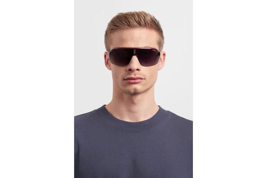 Sonnenbrille Carrera TOPCAR1/N T4O/9O Monoscheibe | Shield Schwarz