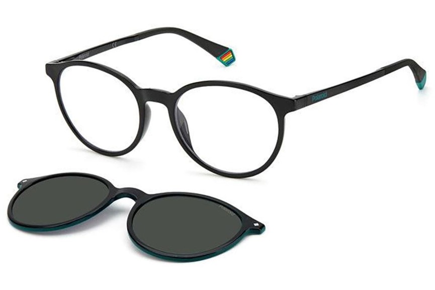 Glasses Polaroid PLD6137/CS 807/M9 Polarized Rund Schwarz