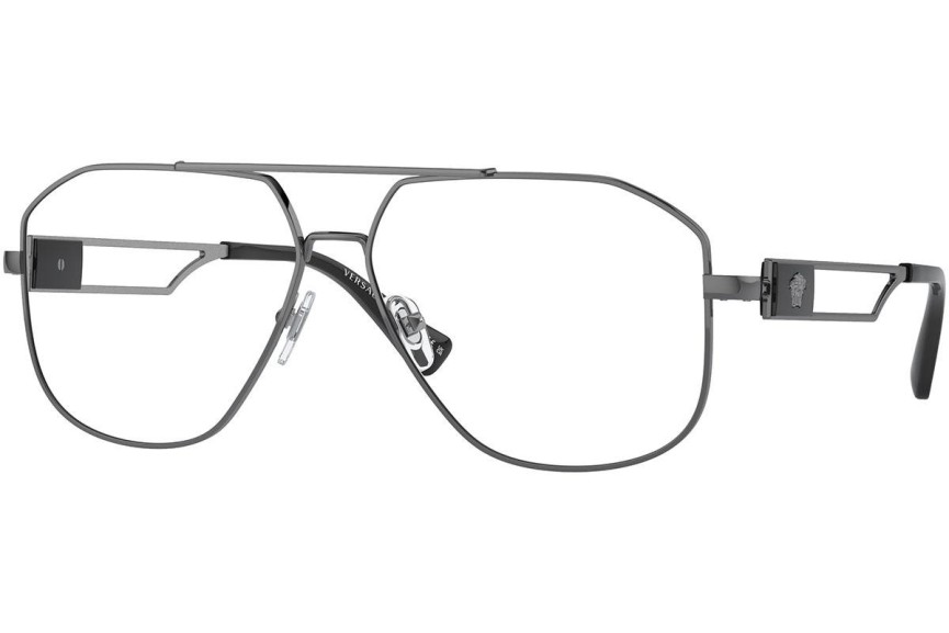 Glasses Versace VE1287 1001 Pilot Silber